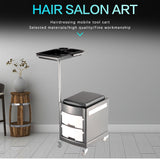 Luxury Black Pedicure Trolley – Your Ultimate Salon Companion