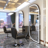 Single-Sided LED Wall Mirror for Salon & Beauty Use | HD Glass – 170×70 cm
