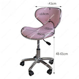 Vintage-Style Manicure Table Stool | PU Leather Salon Seat