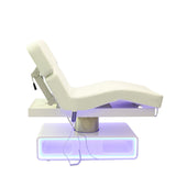 Custom High-Quality Salon Furniture: Electric Massage Table with Single Cylindrical Base