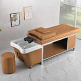 Luxury Circulating Thai Massage Washing Salon Shampoo Bed with Water Circulation and Steamer