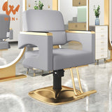 Ergonomic Barber Chair, 360° Swivel, Steel Frame