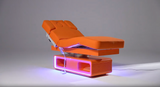 Custom High-Quality Salon Furniture: Electric Massage Table with Single Cylindrical Base