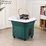 Ceramic Mobile Portable Shampoo Basin – Adjustable Professional Salon Equipment
