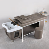 Luxury Circulating Thai Massage Washing Salon Shampoo Bed with Water Circulation and Steamer